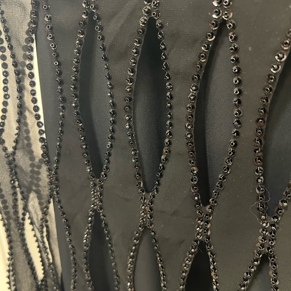 NWT Zara Sequin Beaded Fringe Dress - Picture 11 of 16